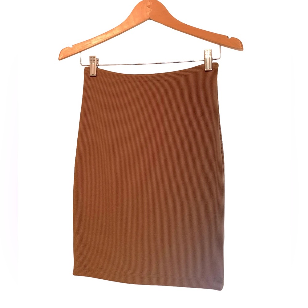 American Apparel Ribbed Stretch Pencil Skirt